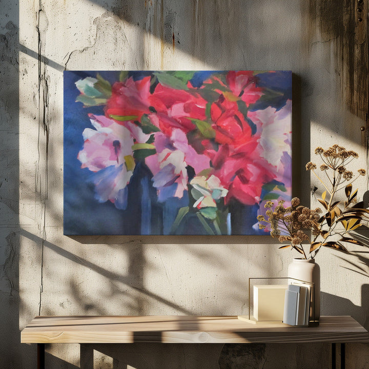 Summer Flowers - Stretched Canvas, Poster or Fine Art Print I Heart Wall Art