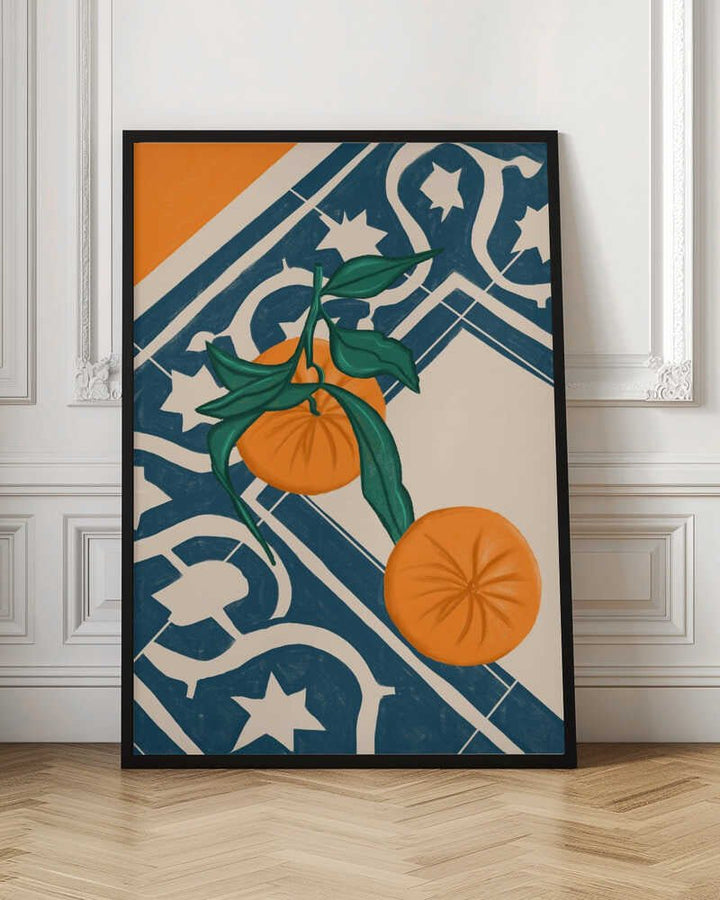 SUMMER MANDARINS - Stretched Canvas, Poster or Fine Art Print - I Heart Wall Art - Poster Print, Canvas Print or Framed Art Print