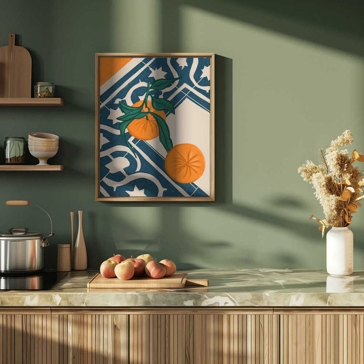 SUMMER MANDARINS - Stretched Canvas, Poster or Fine Art Print - I Heart Wall Art - Poster Print, Canvas Print or Framed Art Print