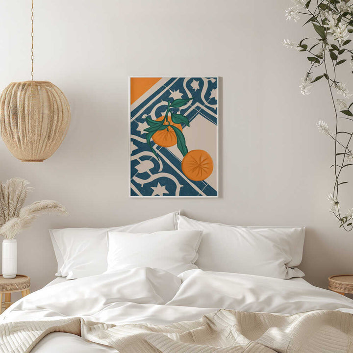 SUMMER MANDARINS - Stretched Canvas, Poster or Fine Art Print - I Heart Wall Art - Poster Print, Canvas Print or Framed Art Print