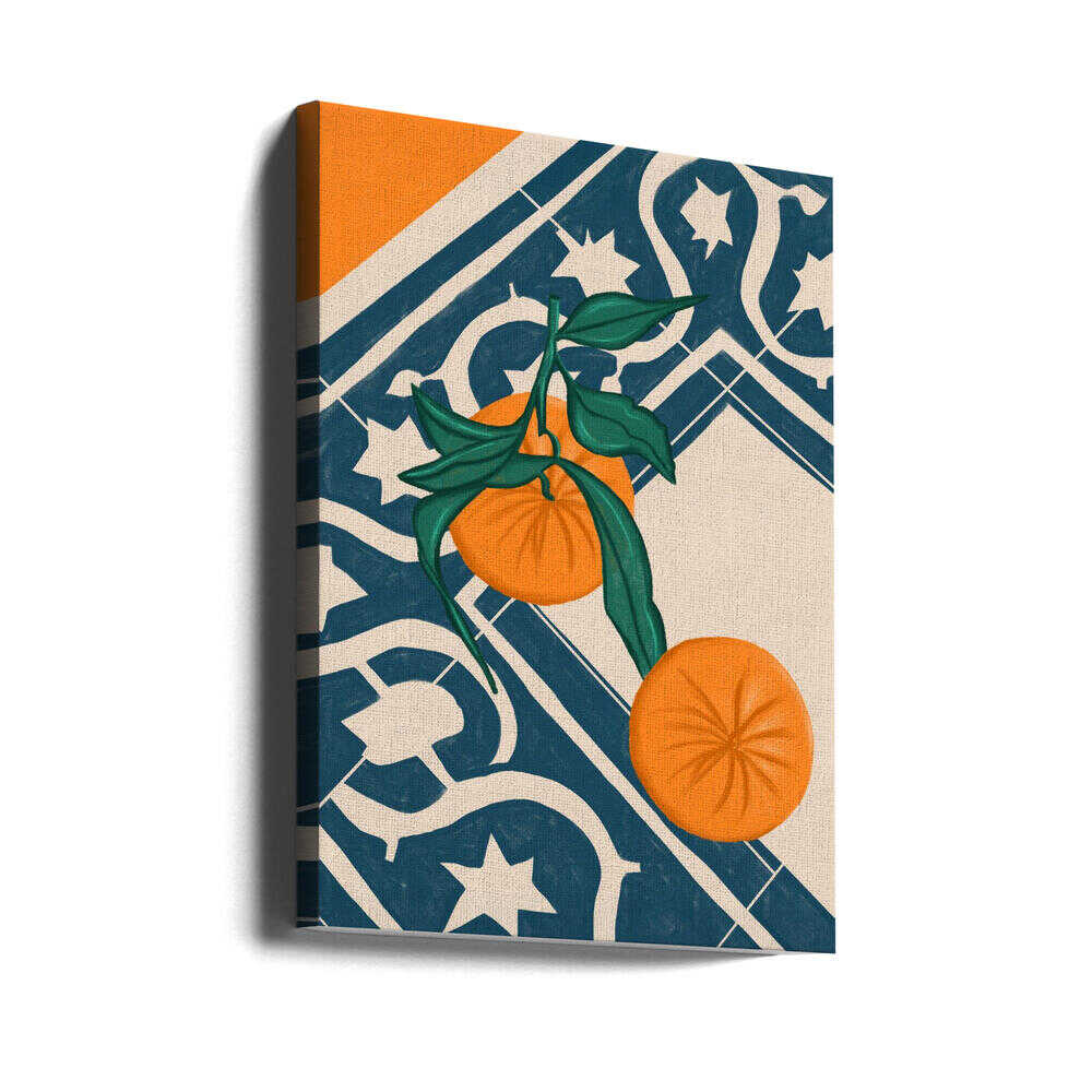 SUMMER MANDARINS - Stretched Canvas, Poster or Fine Art Print - I Heart Wall Art - Poster Print, Canvas Print or Framed Art Print