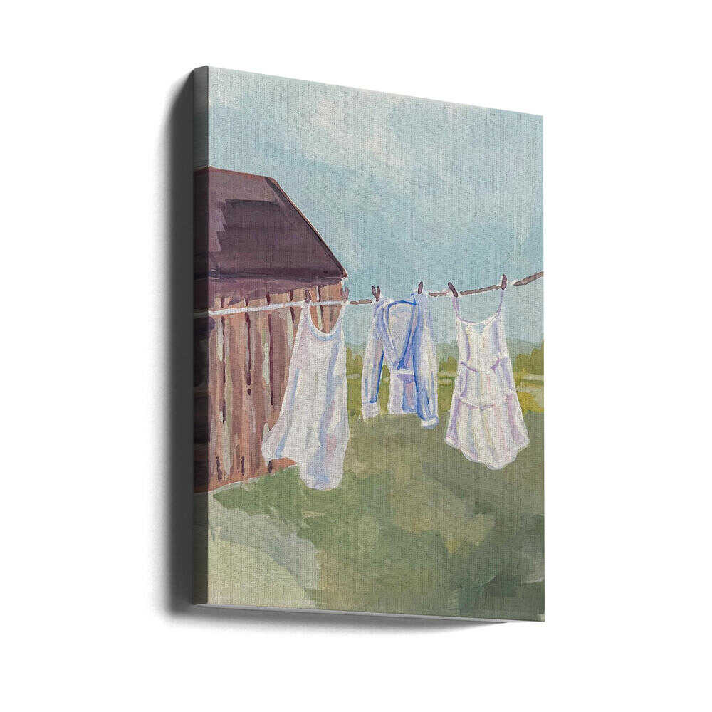 Summer On The Line - Stretched Canvas, Poster or Fine Art Print - I Heart Wall Art - Poster Print, Canvas Print or Framed Art Print