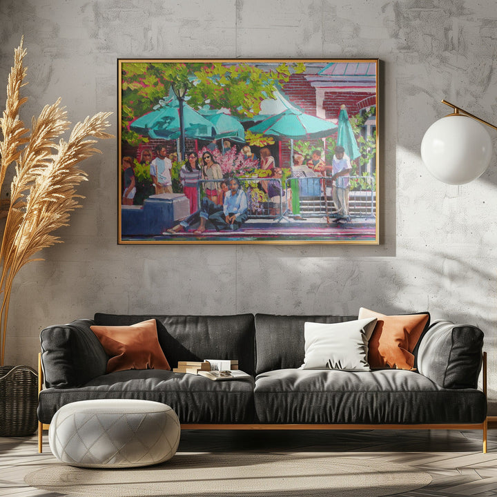 Summer Roses - Stretched Canvas, Poster or Fine Art Print I Heart Wall Art
