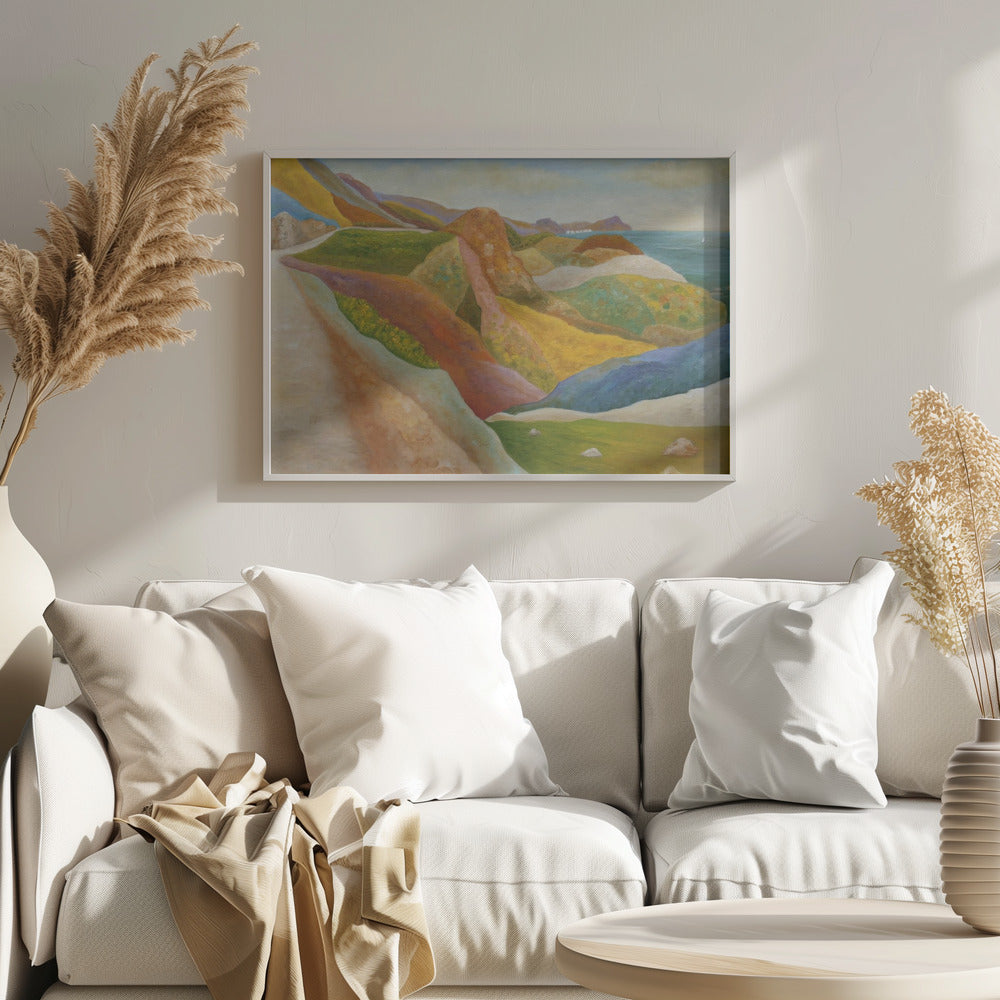 Summer Round the Corner - Stretched Canvas, Poster or Fine Art Print I Heart Wall Art