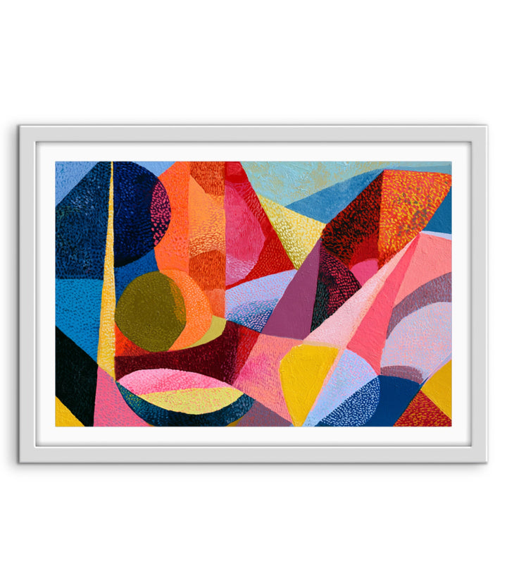 xxxx by IHeartStudio - Colourful Geometric Canvas Print (Copy)
