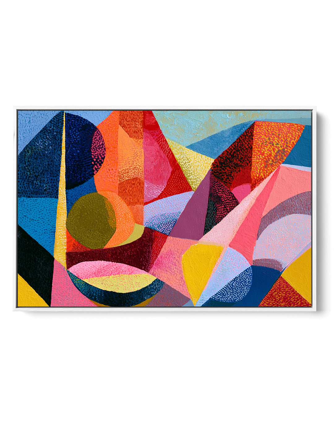 xxxx by IHeartStudio - Colourful Geometric Canvas Print (Copy)