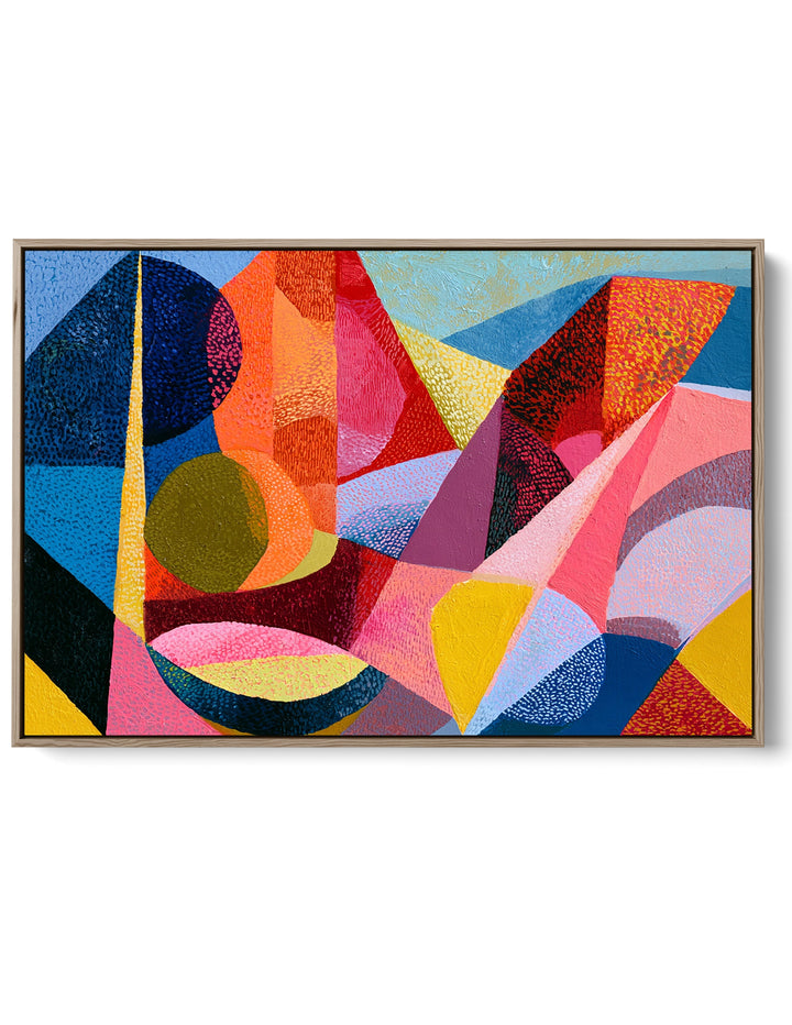 xxxx by IHeartStudio - Colourful Geometric Canvas Print (Copy)