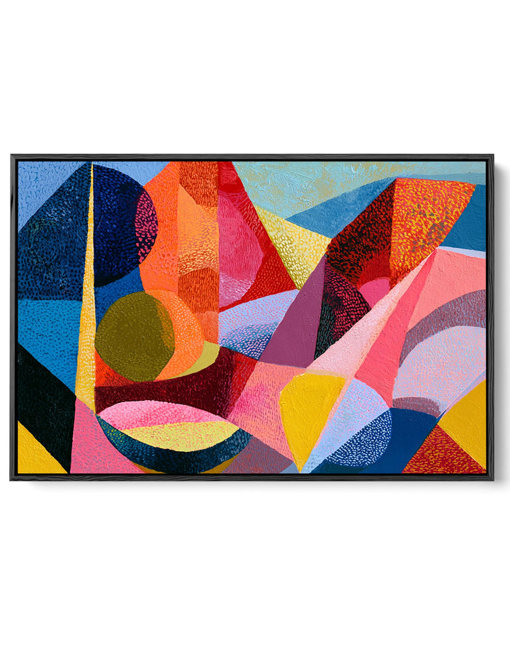 xxxx by IHeartStudio - Colourful Geometric Canvas Print (Copy)
