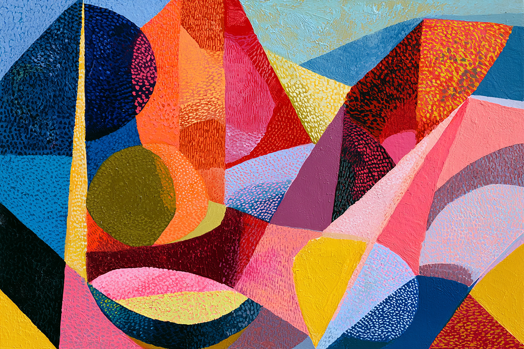 xxxx by IHeartStudio - Colourful Geometric Canvas Print (Copy)