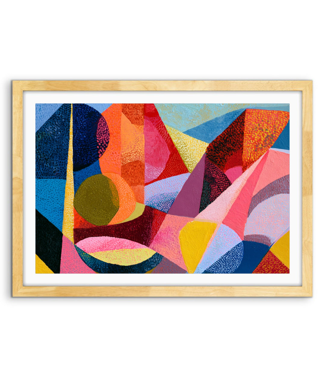 xxxx by IHeartStudio - Colourful Geometric Canvas Print (Copy)
