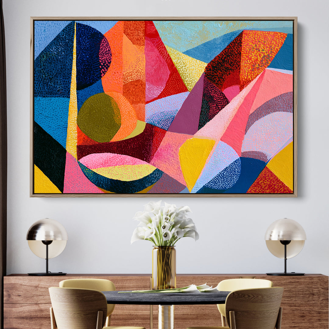 xxxx by IHeartStudio - Colourful Geometric Canvas Print (Copy)