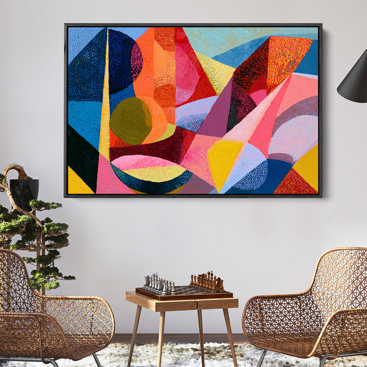 xxxx by IHeartStudio - Colourful Geometric Canvas Print (Copy)