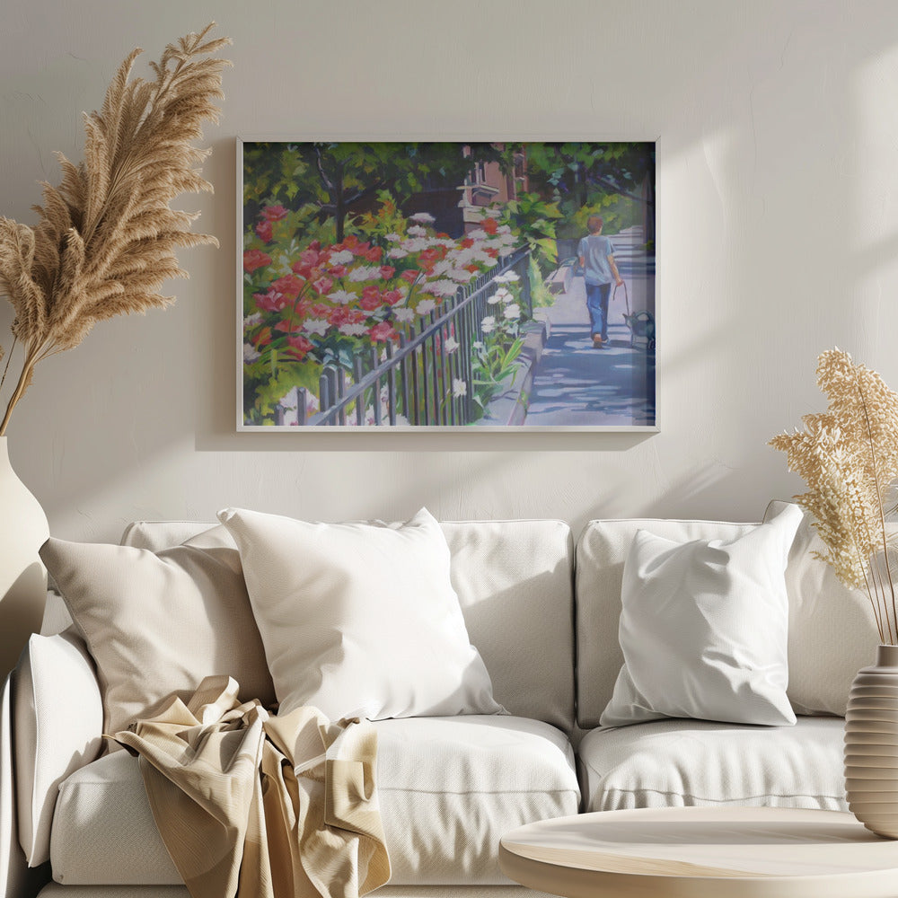 Summer Splendorun Brooklyn - Stretched Canvas, Poster or Fine Art Print I Heart Wall Art