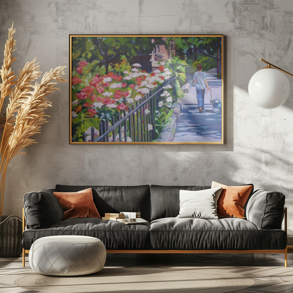 Summer Splendorun Brooklyn - Stretched Canvas, Poster or Fine Art Print I Heart Wall Art