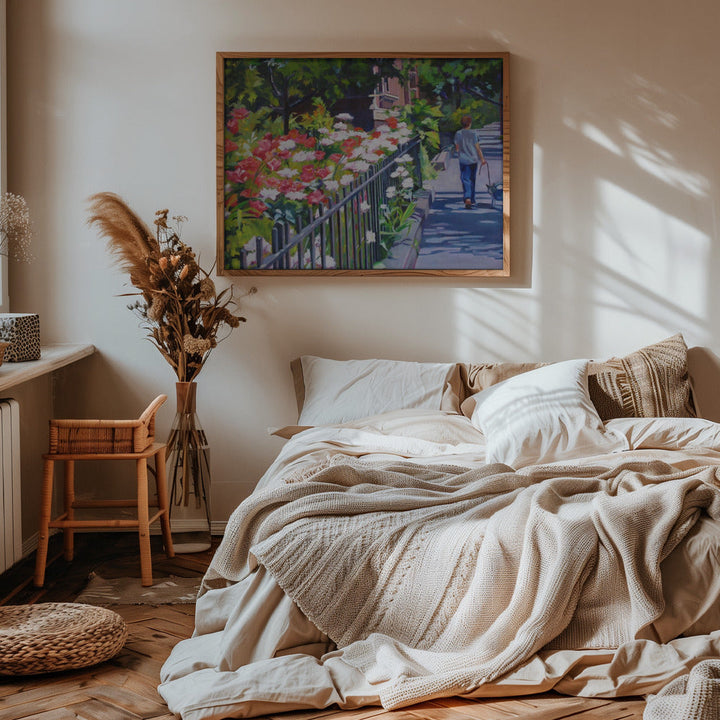 Summer Splendorun Brooklyn - Stretched Canvas, Poster or Fine Art Print I Heart Wall Art