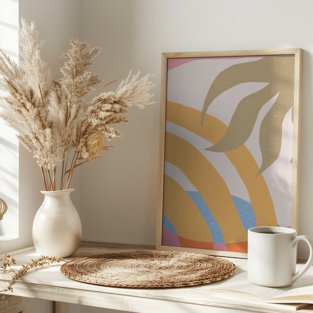 Sun and Botanics - Stretched Canvas, Poster or Fine Art Print I Heart Wall Art