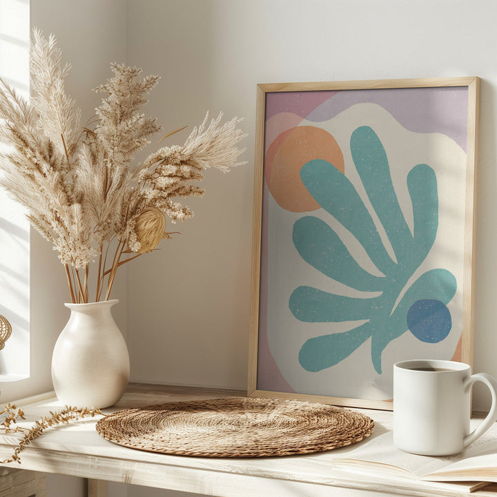Sun &amp;amp; Moon - Stretched Canvas, Poster or Fine Art Print I Heart Wall Art