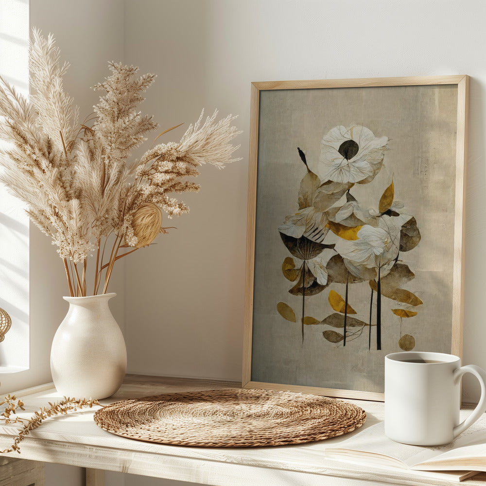 Sunbathing Flower - Stretched Canvas, Poster or Fine Art Print I Heart Wall Art