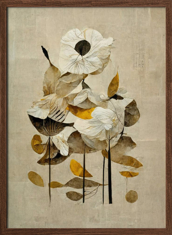 Sunbathing Flower - Stretched Canvas, Poster or Fine Art Print I Heart Wall Art