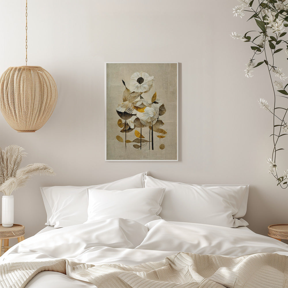 Sunbathing Flower - Stretched Canvas, Poster or Fine Art Print I Heart Wall Art