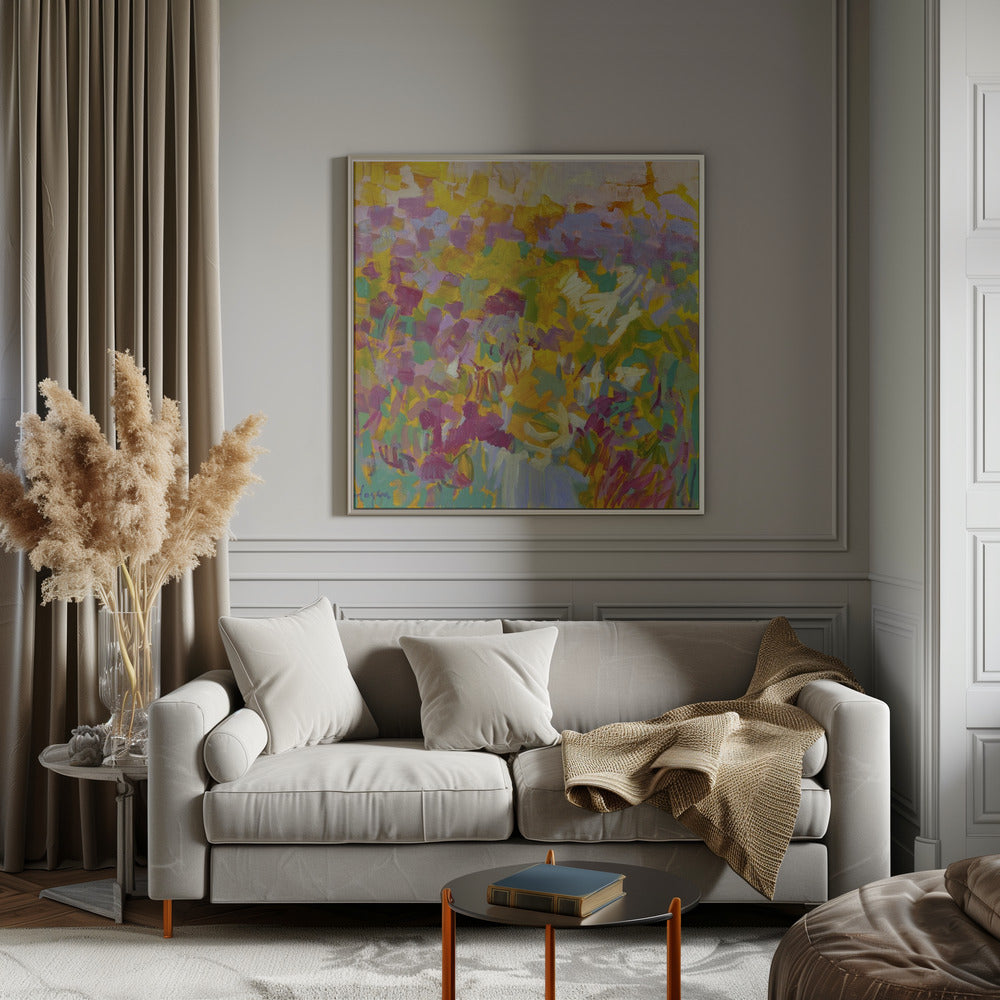 Df002sundance I - Square Stretched Canvas, Poster or Fine Art Print I Heart Wall Art