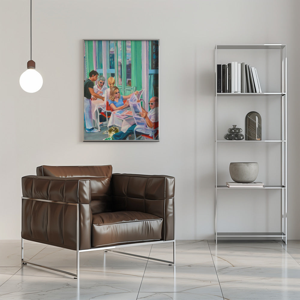 Sunday Morning - Stretched Canvas, Poster or Fine Art Print I Heart Wall Art