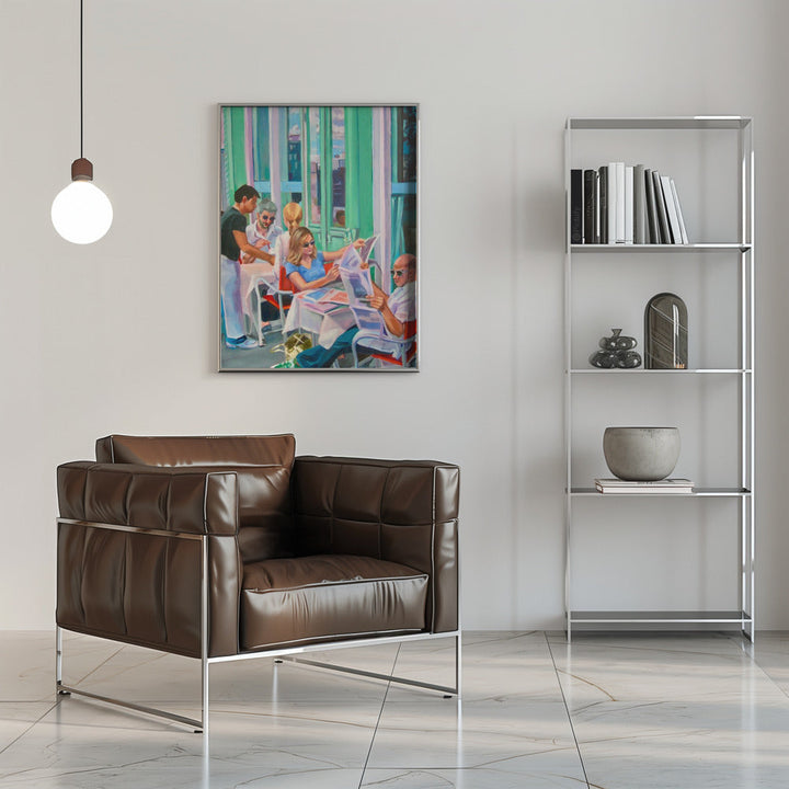 Sunday Morning - Stretched Canvas, Poster or Fine Art Print I Heart Wall Art