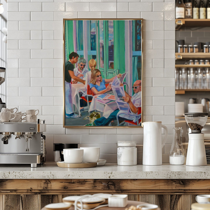 Sunday Morning - Stretched Canvas, Poster or Fine Art Print I Heart Wall Art