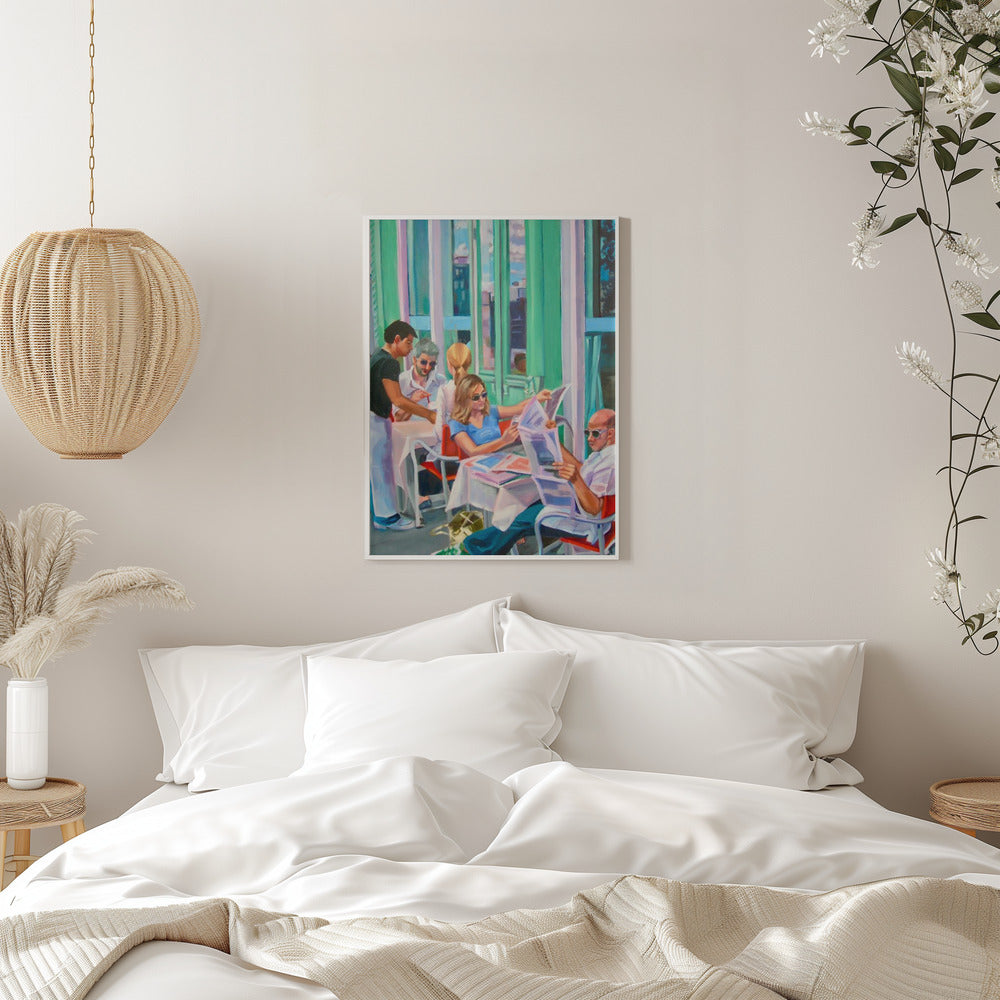 Sunday Morning - Stretched Canvas, Poster or Fine Art Print I Heart Wall Art