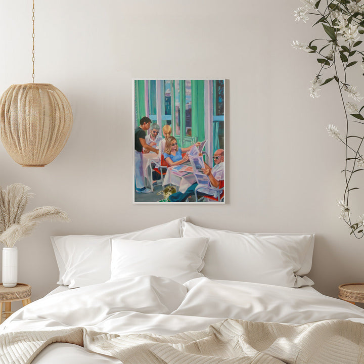 Sunday Morning - Stretched Canvas, Poster or Fine Art Print I Heart Wall Art