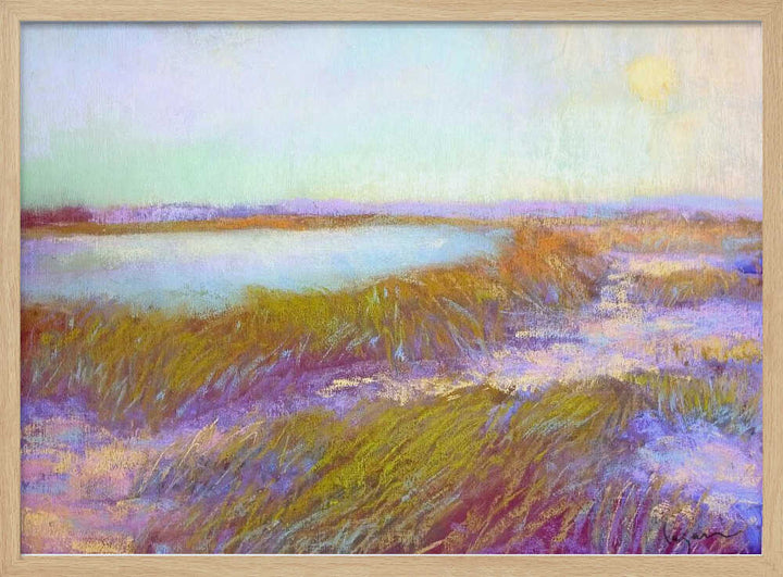 Sundowninthe Dunes - Stretched Canvas, Poster or Fine Art Print - I Heart Wall Art - Poster Print, Canvas Print or Framed Art Print