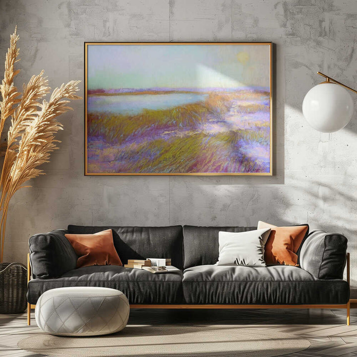 Sundowninthe Dunes - Stretched Canvas, Poster or Fine Art Print - I Heart Wall Art - Poster Print, Canvas Print or Framed Art Print