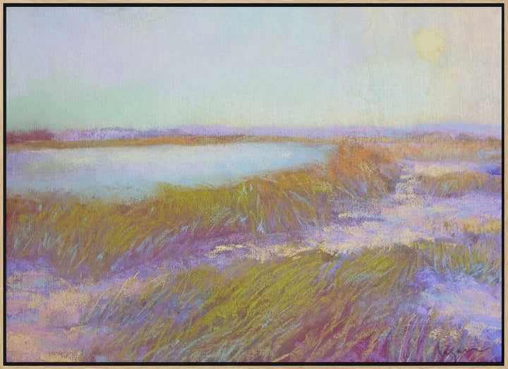 Sundowninthe Dunes - Stretched Canvas, Poster or Fine Art Print - I Heart Wall Art - Poster Print, Canvas Print or Framed Art Print