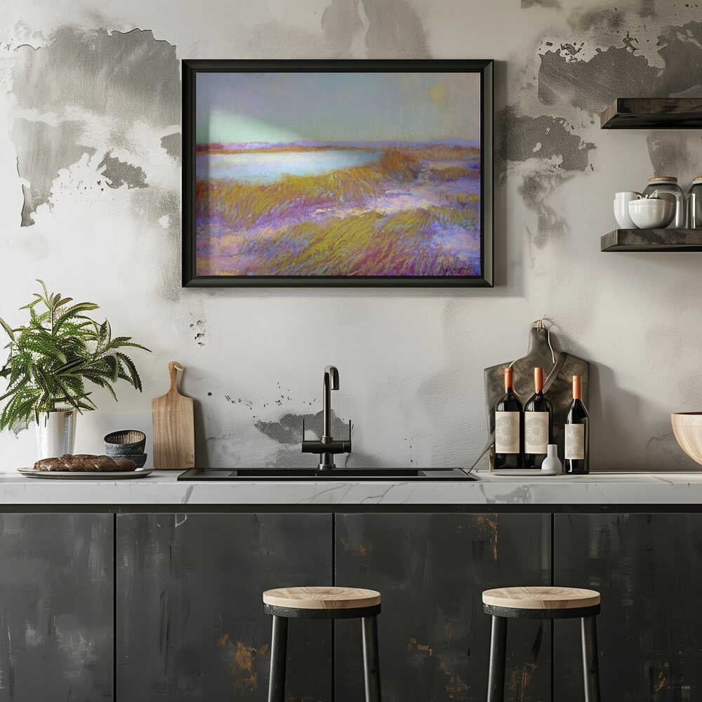 Sundowninthe Dunes - Stretched Canvas, Poster or Fine Art Print - I Heart Wall Art - Poster Print, Canvas Print or Framed Art Print