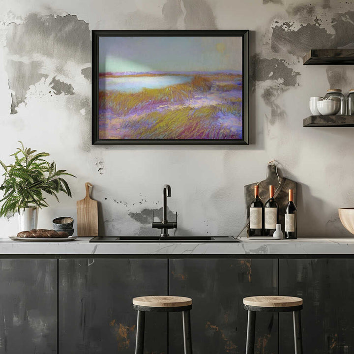 Sundowninthe Dunes - Stretched Canvas, Poster or Fine Art Print - I Heart Wall Art - Poster Print, Canvas Print or Framed Art Print