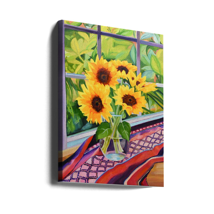 Sunflowers - Stretched Canvas, Poster or Fine Art Print I Heart Wall Art