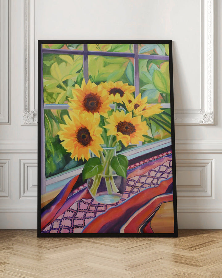 Sunflowers - Stretched Canvas, Poster or Fine Art Print I Heart Wall Art