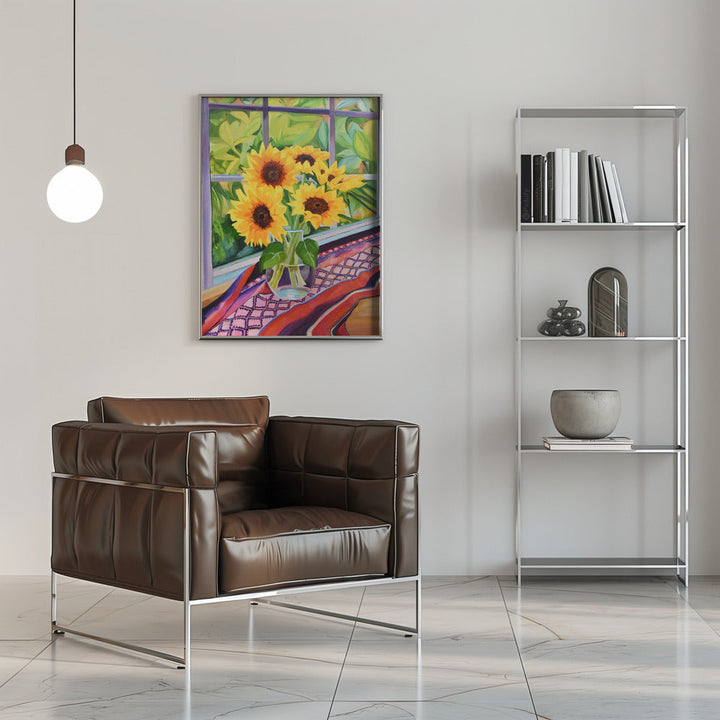 Sunflowers - Stretched Canvas, Poster or Fine Art Print I Heart Wall Art