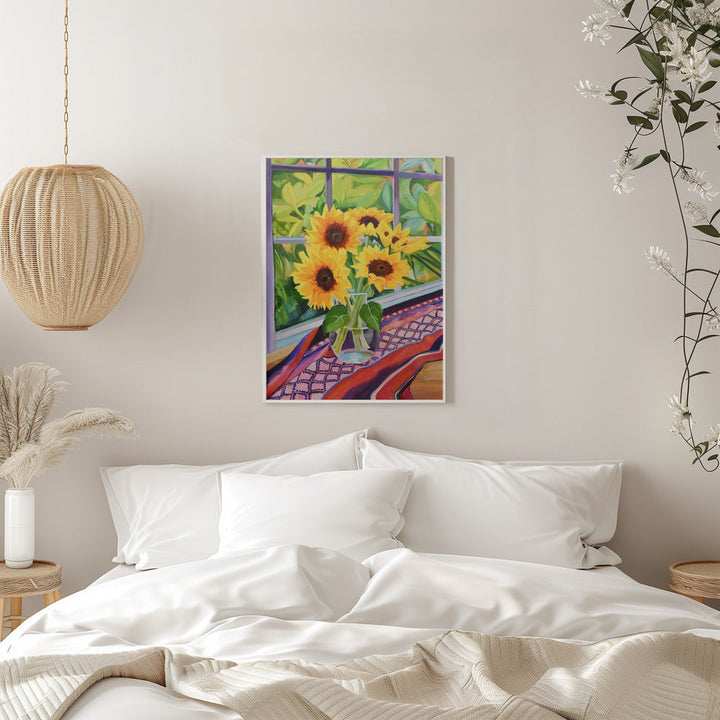 Sunflowers - Stretched Canvas, Poster or Fine Art Print I Heart Wall Art