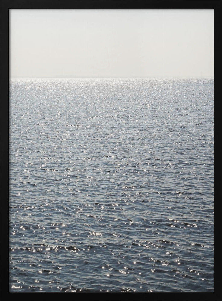 Sunkissed Ocean - Stretched Canvas, Poster or Fine Art Print I Heart Wall Art