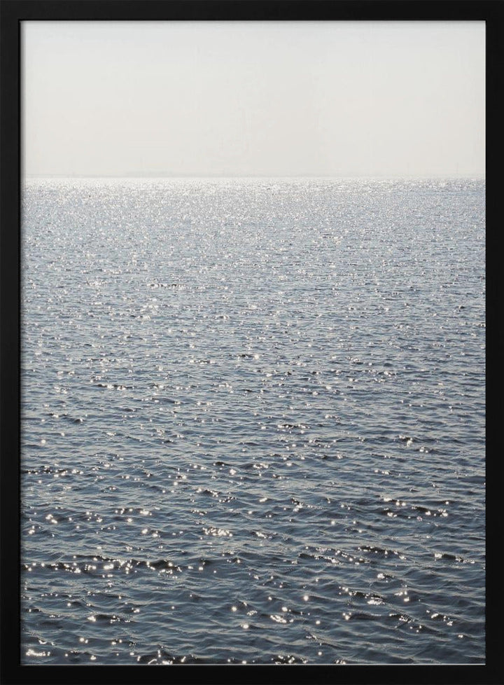 Sunkissed Ocean - Stretched Canvas, Poster or Fine Art Print I Heart Wall Art