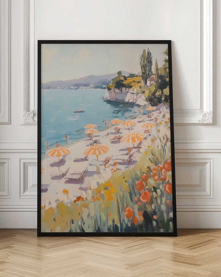 Sunny Beach Day - Stretched Canvas, Poster or Fine Art Print - I Heart Wall Art - Poster Print, Canvas Print or Framed Art Print