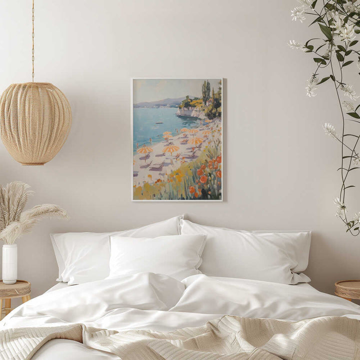 Sunny Beach Day - Stretched Canvas, Poster or Fine Art Print - I Heart Wall Art - Poster Print, Canvas Print or Framed Art Print
