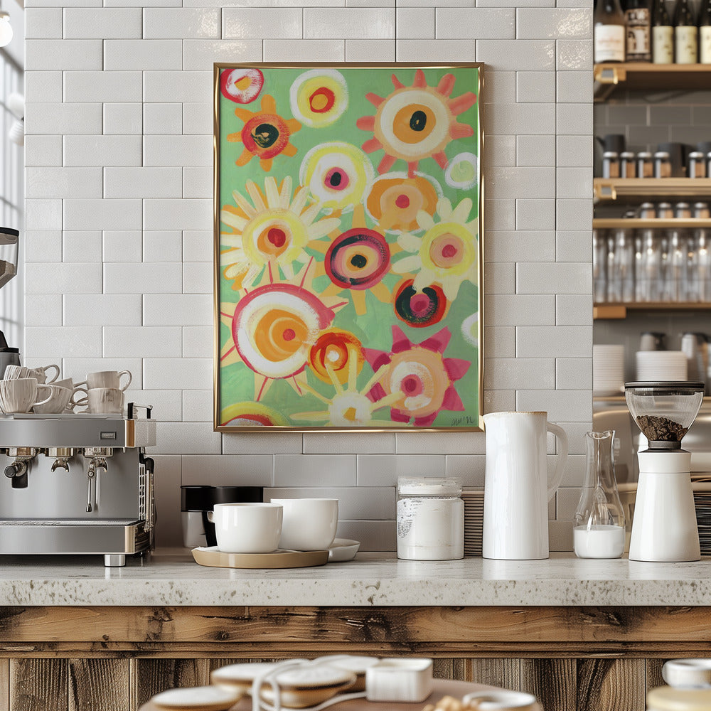 Sunny Days - Stretched Canvas, Poster or Fine Art Print I Heart Wall Art