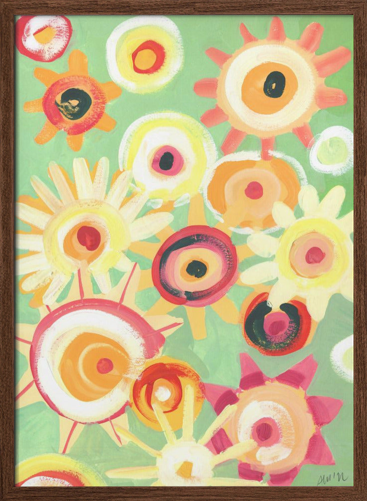 Sunny Days - Stretched Canvas, Poster or Fine Art Print I Heart Wall Art