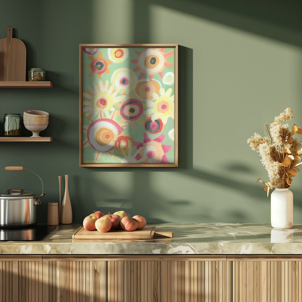 Sunny Days - Stretched Canvas, Poster or Fine Art Print I Heart Wall Art