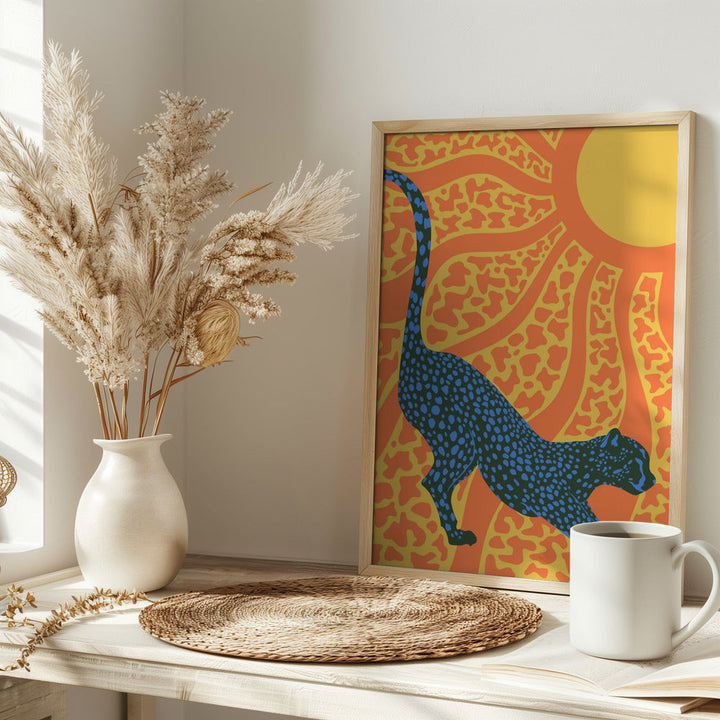Sunny Stripes - Stretched Canvas, Poster or Fine Art Print I Heart Wall Art