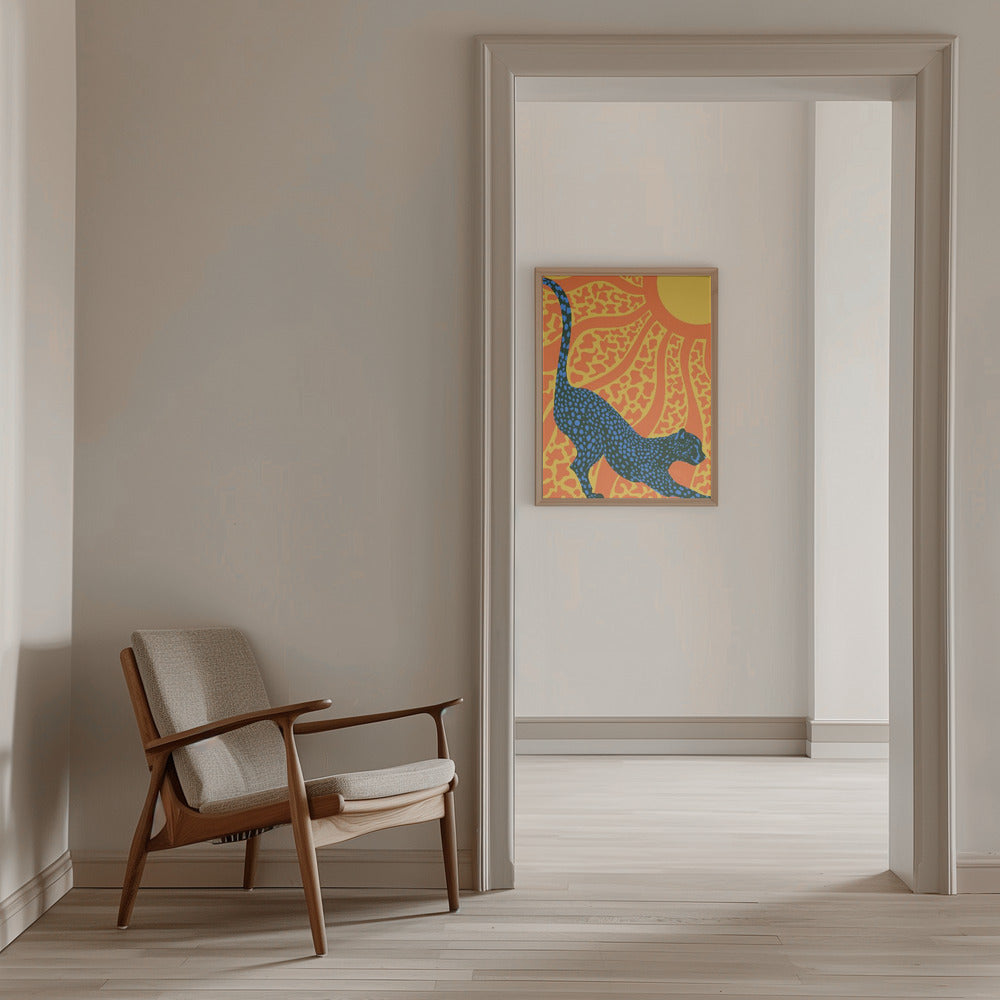 Sunny Stripes - Stretched Canvas, Poster or Fine Art Print I Heart Wall Art