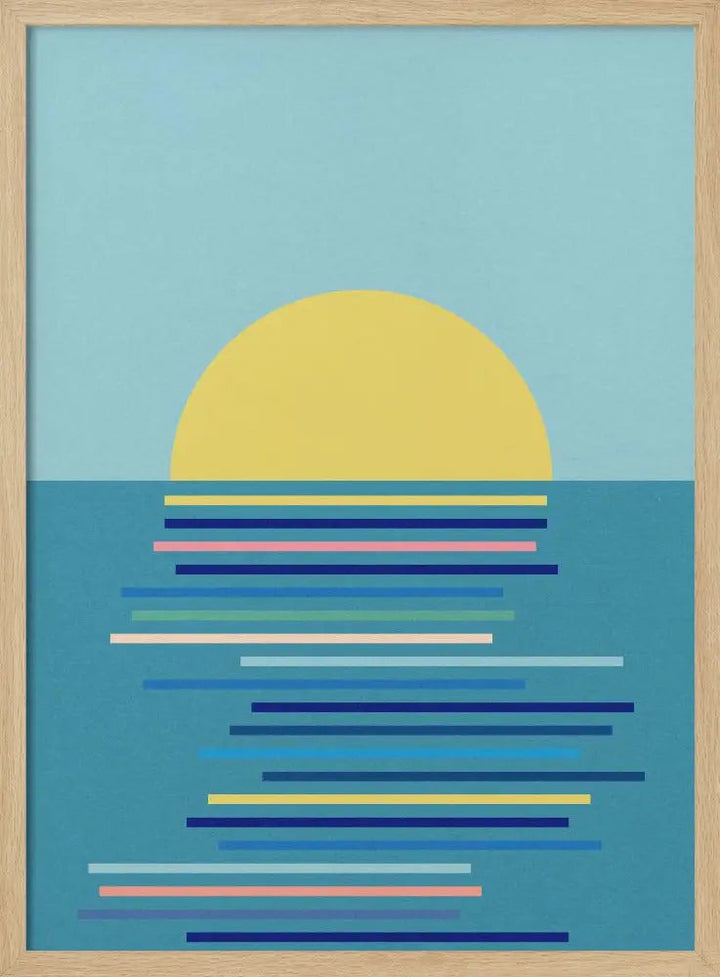 Sunrise In Ahrenshoop - Stretched Canvas, Poster or Fine Art Print I Heart Wall Art