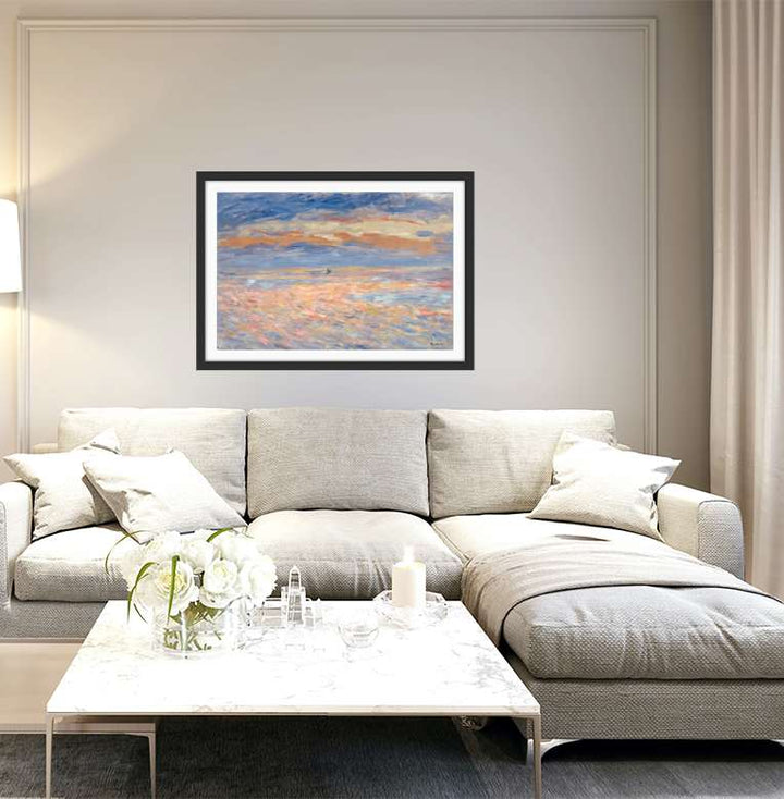 Sunset by Renoir - Fine Art or Canvas Print - I Heart Wall Art - Poster Print, Canvas Print or Framed Art Print